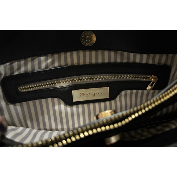 Miztique Vegan Leather Satchel Bag with Bow - Picture 5 of 5